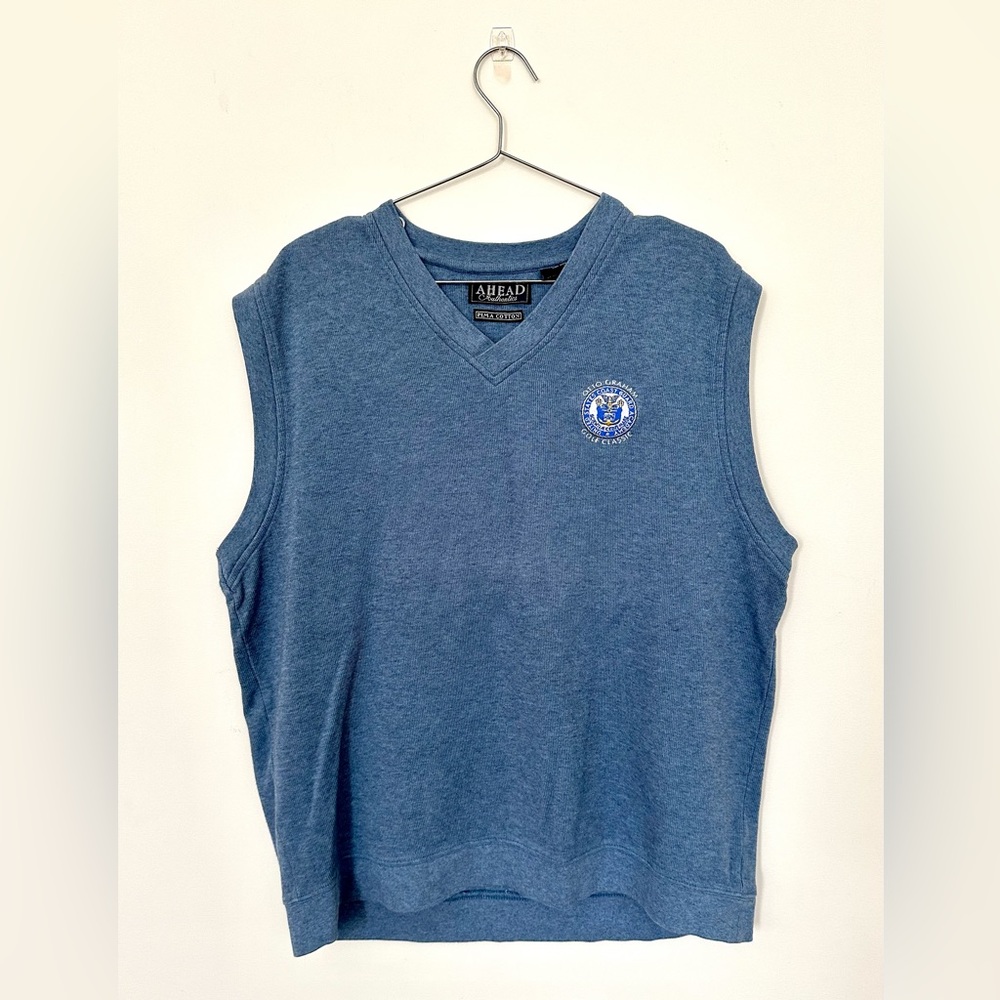 Vintage Ahead Authentics Blue Coast Guard Sweater Vest